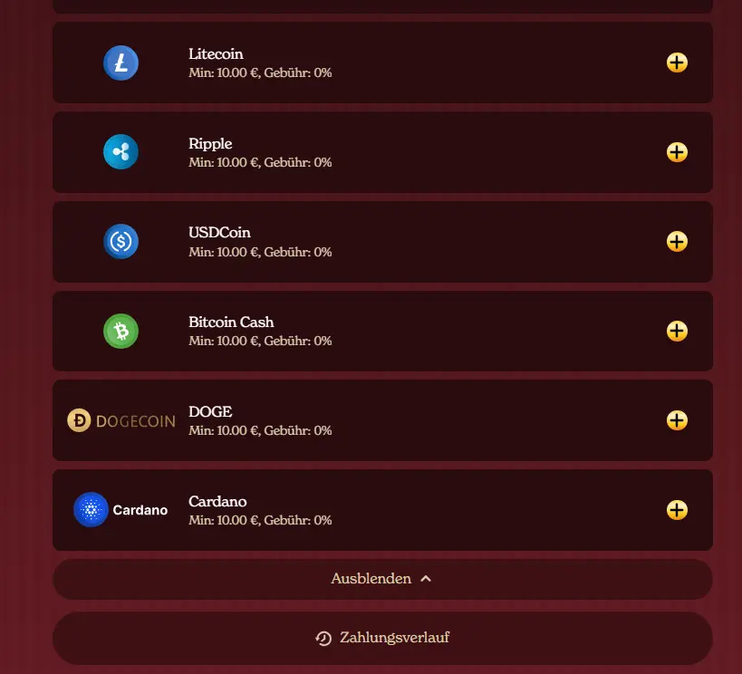 Casoola Einzahlung - Anbieter-Check - Part 3