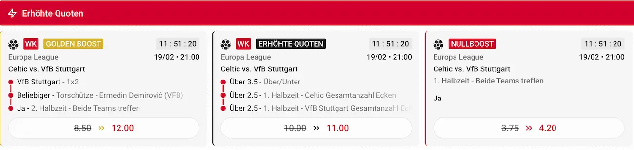 Betista überzeugt mit seinem Quotenboost-Angebot