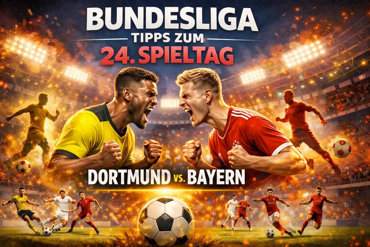 Bundesliga Tipps zum 24. Spieltag // Bild: Eigenes/KI