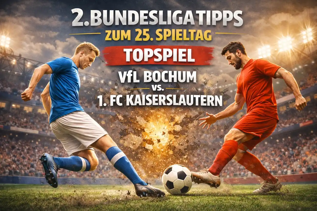 2. Bundesliga Tipps zum 25. Spieltag // Bild: Eigenes/KI