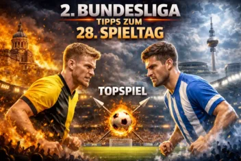 2. Bundesliga Tipps zum 28. Spieltag // Bild: KI/Eigenes