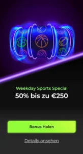 Der Betovo Reload Bonus - Weekday