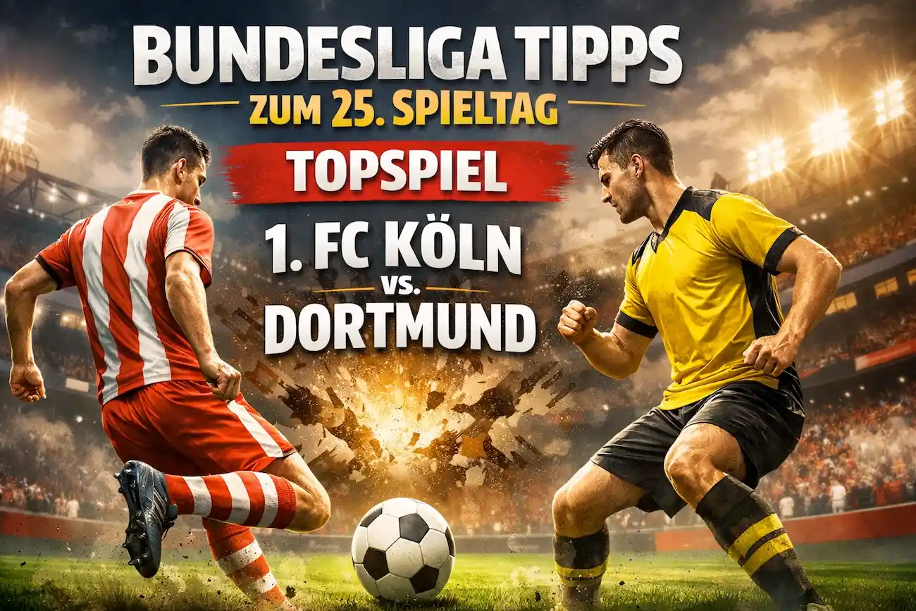 Bundesliga Tipps zum 25. Spieltag // Bild: Eigenes/KI