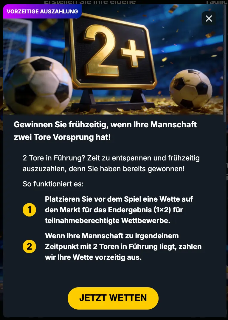 CampeonBet: Cashout Bonus