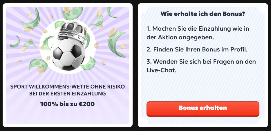 Bonus ohne Risiko // Bild: MegaRich