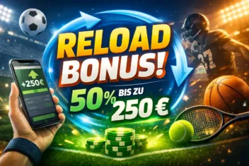 Reload Bonus: Lade dein Konto regelmäßig auf // Bild: Eigenes/KI