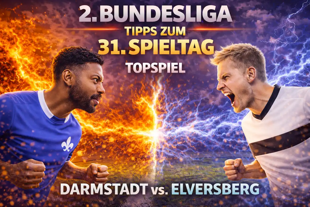 2. Bundesliga Tipps zum 31. Spieltag // Bild: Eigenes/KI