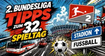 2. Bundesliga Tipps zum 32. Spieltag // Bild: Eigenes/KI