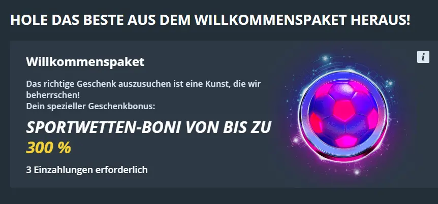 Jet Casino Bonus für Neukunden: Bis zu 100 € mit der ersten Einzahlung // Bild: Jet Casino