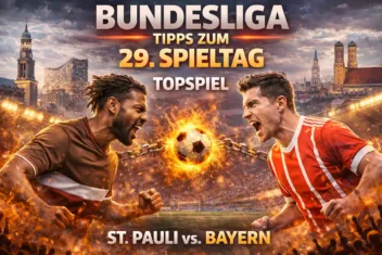 Bundesliga Tipps zum 29. Spieltag // Bild: Eigenes/KI