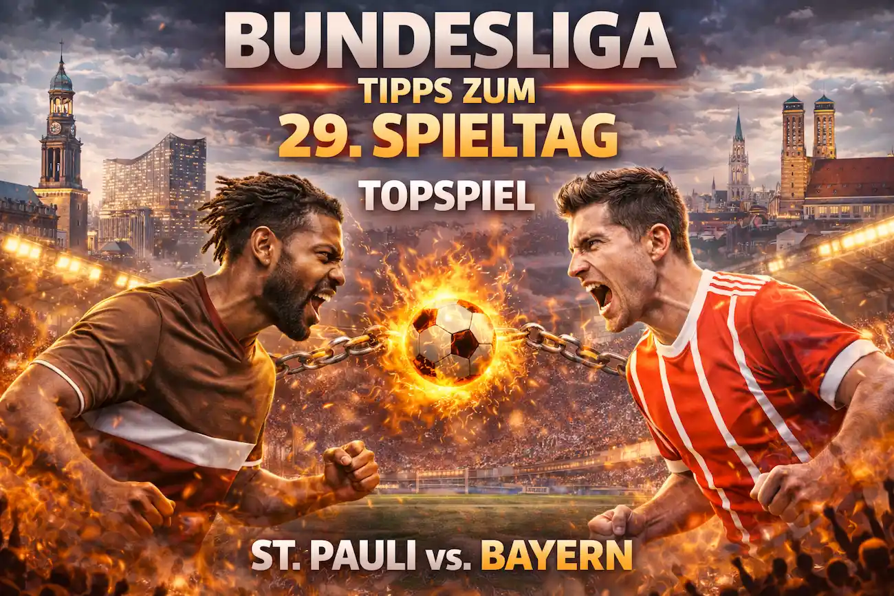 Bundesliga Tipps zum 29. Spieltag // Bild: Eigenes/KI