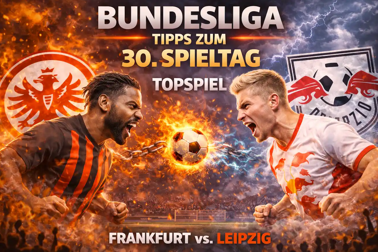 Bundesliga Tipps zum 30. Spieltag // Bild: Eigenes/KI