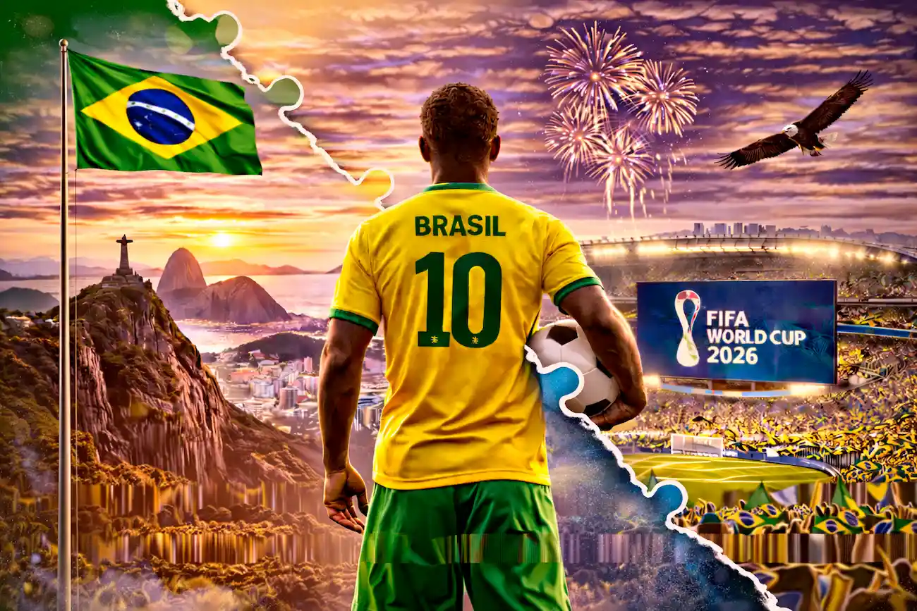 WM 2026 Brasilien: Mehr als ein heimlicher Favorit? // Bild: Eigenes/KI