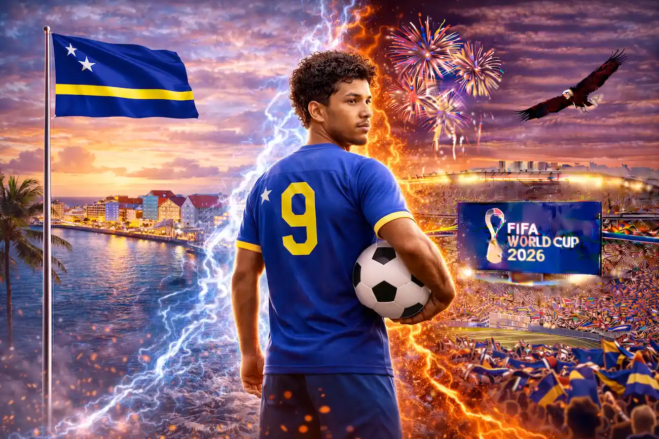 WM 2026 Curaçao: Wie weit kommt Curaçao bei der Weltmeisterschaft 2026? // Bild: Eigenes/KI