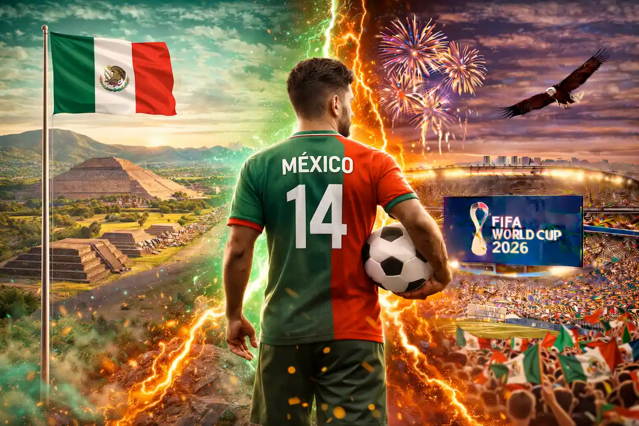 WM 2026 Mexiko: Wie weit kommt der Gastgeber? // Bild: Eigenes/KI