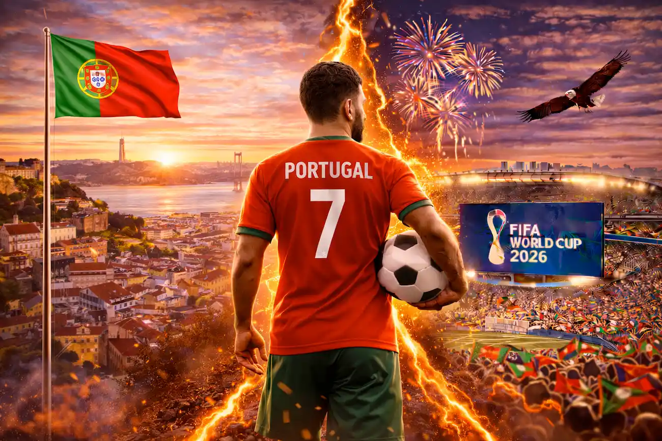 WM 2026 Portugal: Liefert CR7 sein Glanzstück ab? // Bild: Eigenes/KI