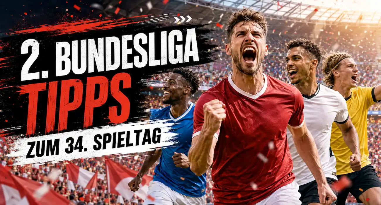 2. Bundesliga Tipps zum 34. Spieltag // Bild: Eigenes/KI