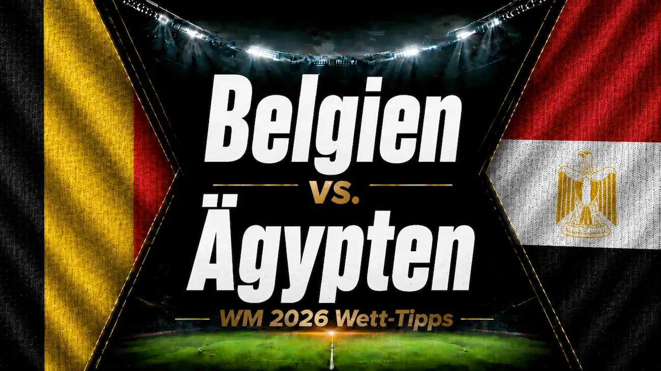 Belgien vs. Ägypten Wett-Tipps & Prognose zur WM 2026 // Bild: Eigenes/KI