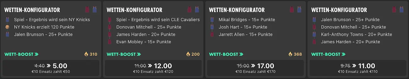 Bet365: Eastern Conference Quoten-Boost Empfehlung // Bild: Bet365
