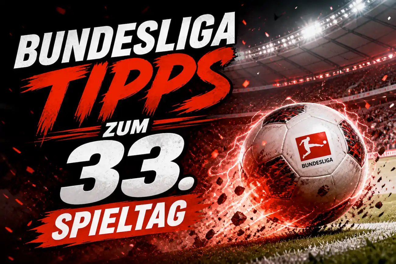 Die Bundesliga Tipps zum 33. Spieltag // Bild: Eigenes/KI