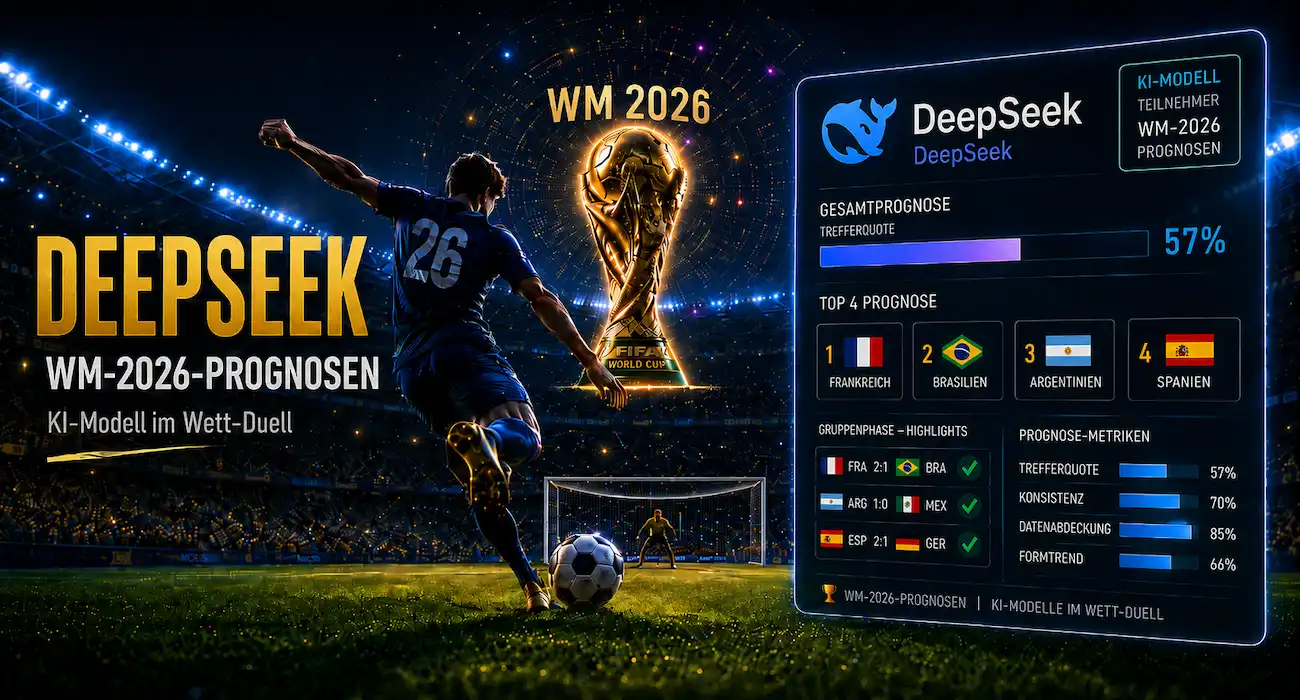 DeepSeek WM Tipps & Prognose // Bild: Eigenes/KI