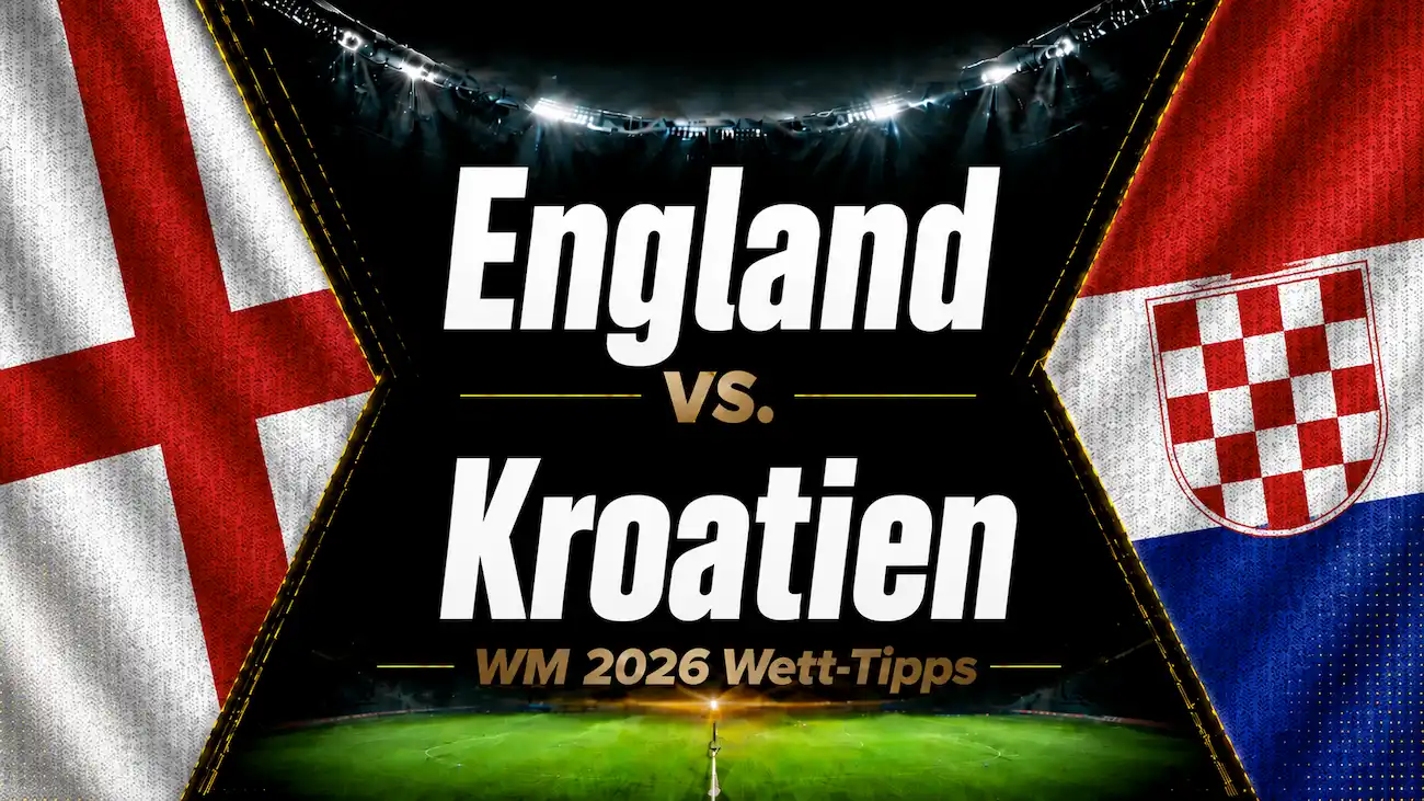 England vs. Kroatien Wett-Tipps & Prognose zur WM 2026 // Bild: Eigenes/KI