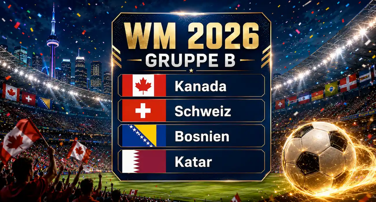 Gruppe B bei der WM 2026: Welche Gruppenwetten lohnen sich? // Bild: Eigenes/KI