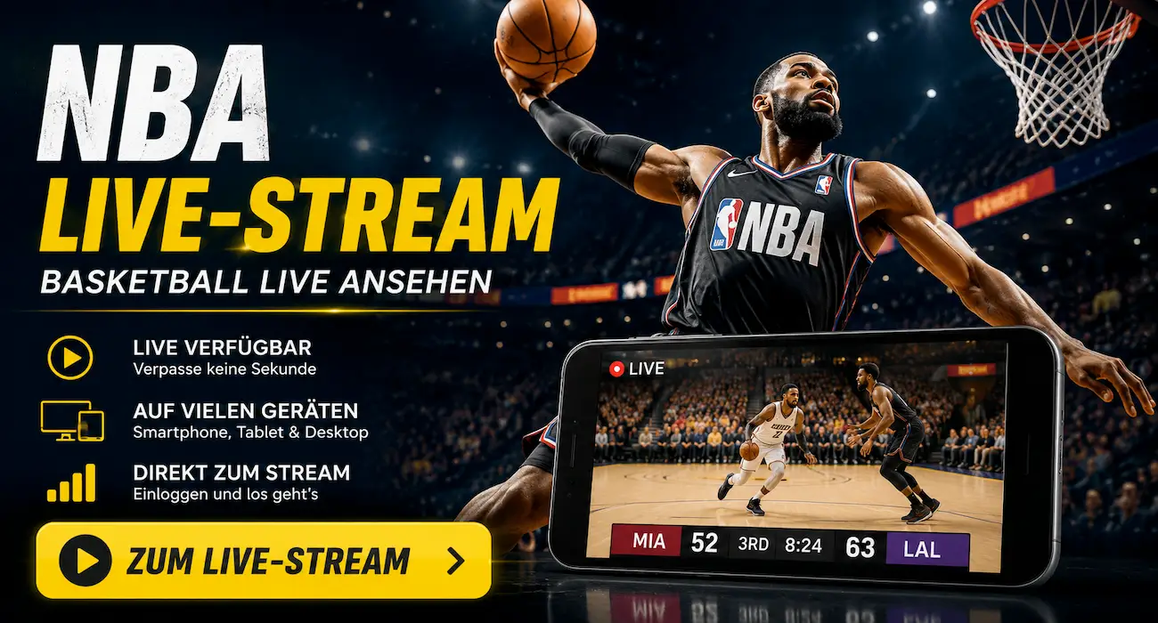 NBA Live-Stream: So siehst du Basketball kostenlos // Bild: Eigenes/KI