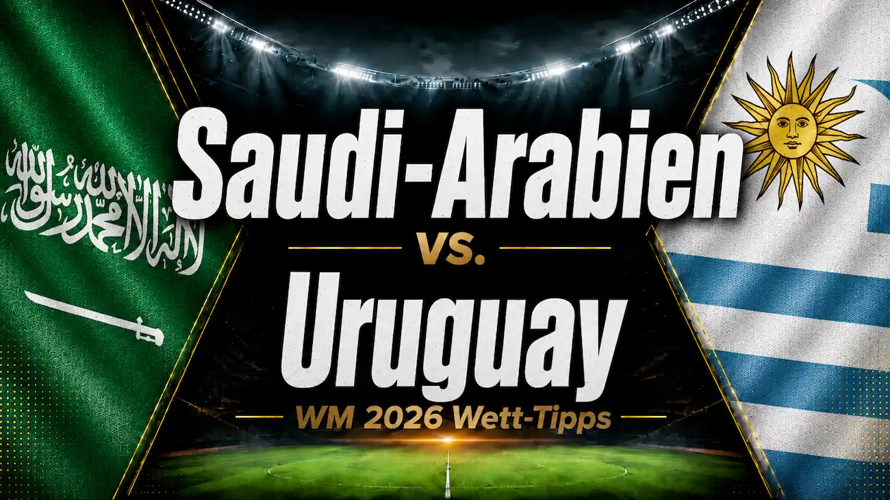 Saudi-Arabien vs. Uruguay Wett-Tipps & Prognose zur WM 2026 // Bild: Eigenes/KI