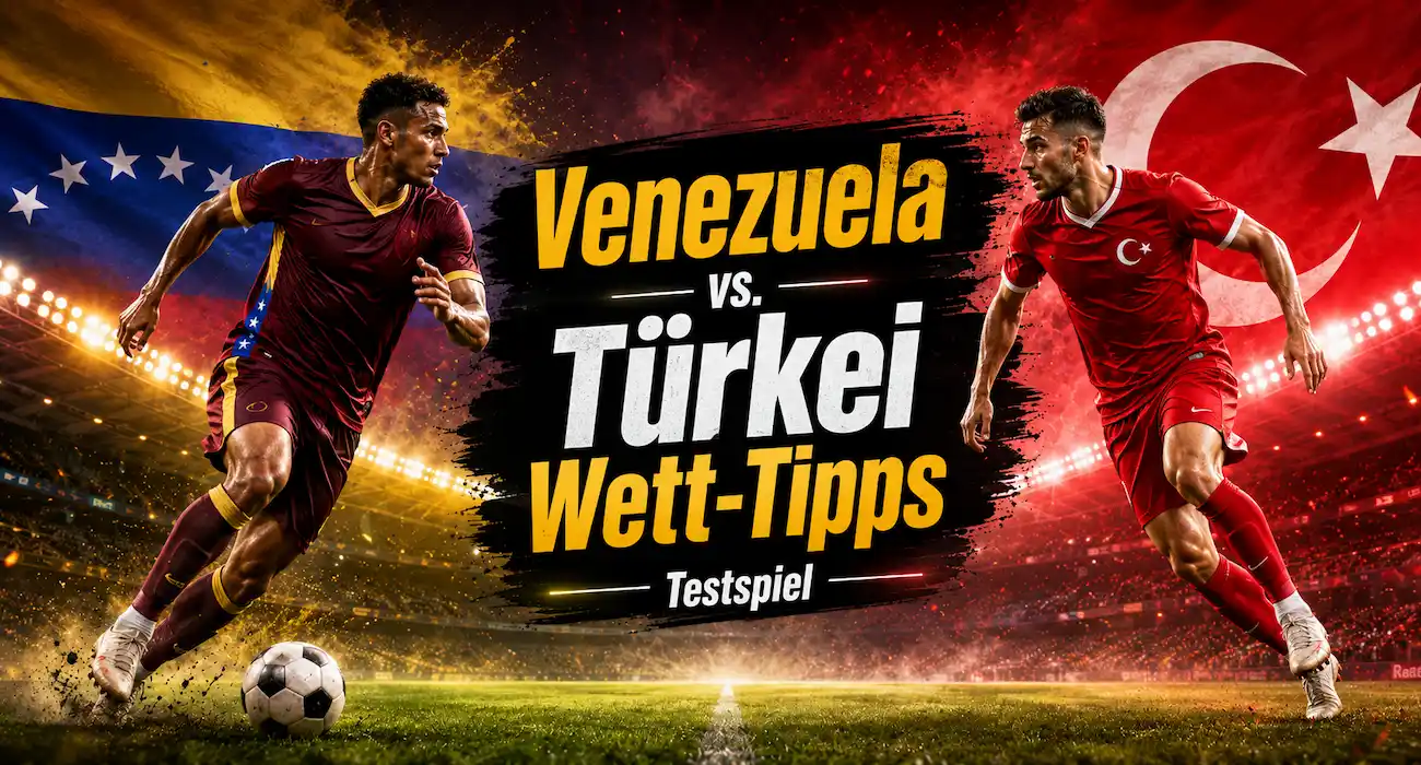 Unsere Venezuela - Türkei Tipp und die Testspiel Prognose // Bild: Eigenes/KI
