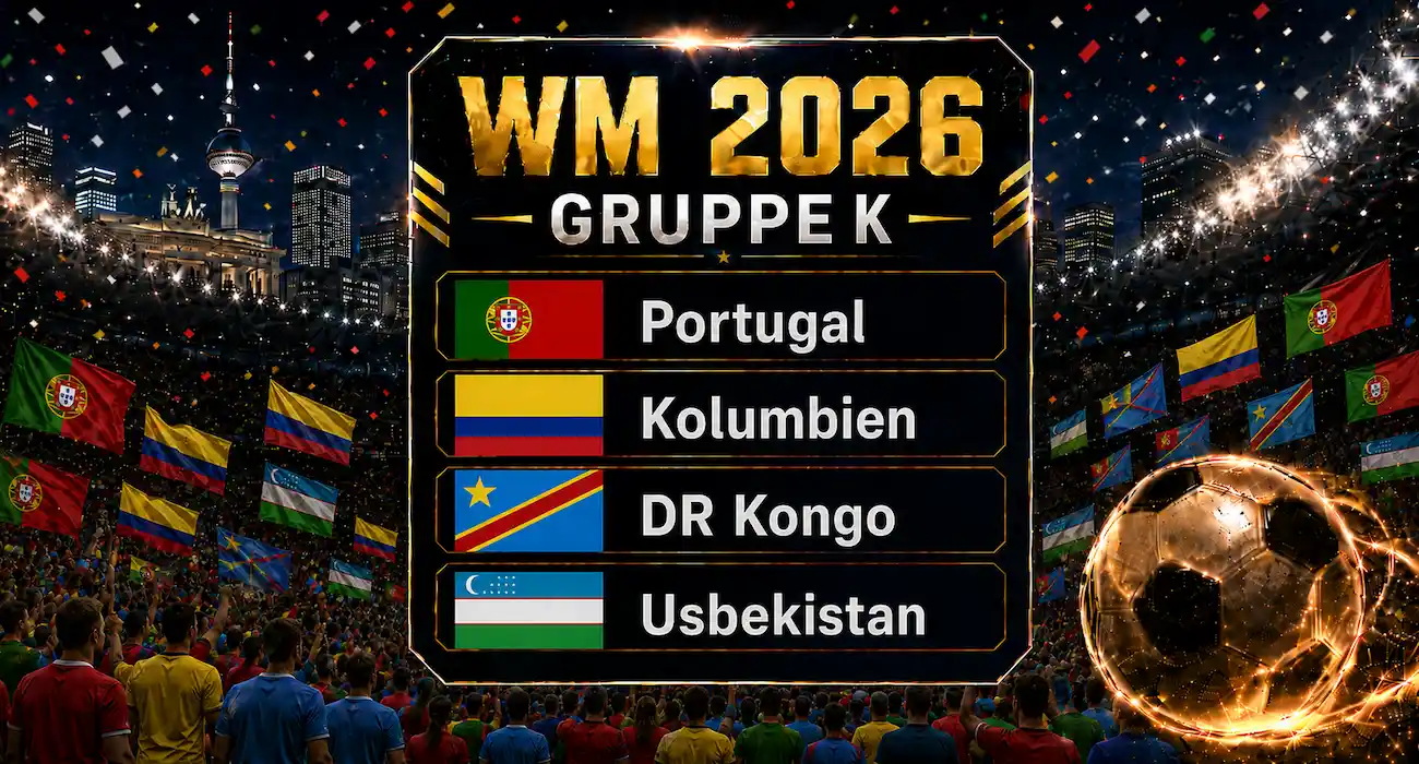 WM 2026 Gruppe K: Quoten und Prognosen zur Gruppenphase von Portugal, Kolumbien, DR Kongo und Usbekistan // Bild: Wettson