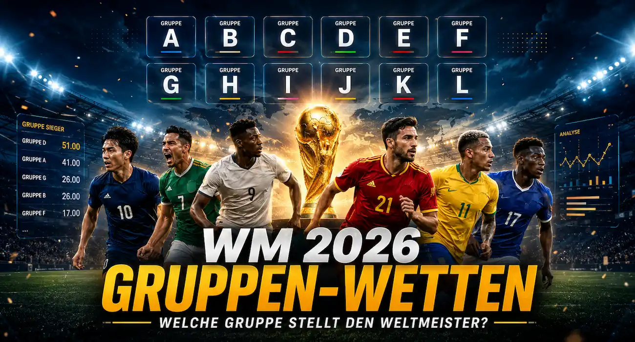 WM 2026 Gruppen-Prognose: Quoten & Wetten zur Weltmeisterschaft // Bild: Eigenes/KI