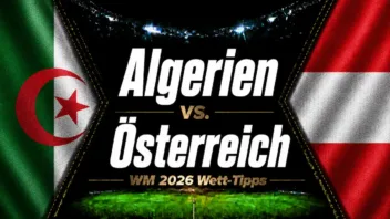 Algerien vs. Österreich Wett-Tipps & WM 2026 Prognose // Bild: Eigenes/KI