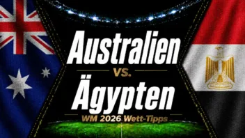 Australien vs. Ägypten Wett-Tipps & WM 2026 Prognose // Bild: Eigenes/KI