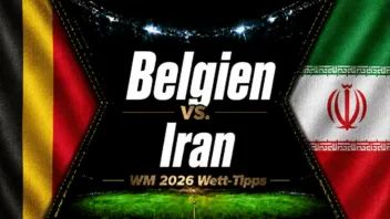 Belgien vs. Iran Wett-Tipps & WM 2026 Vorhersage // Bild: Eigenes/KI