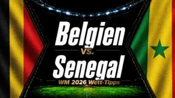 Belgien vs. Senegal Wett-Tipps & WM 2026 Prognose // Bild: Eigenes/KI