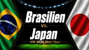 Brasilien vs. Japan Wett-Tipps & WM 2026 Prognose // Bild: Eigenes/KI