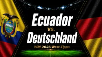 Ecuador vs. Deutschland Wett-Tipps & WM 2026 Prognose // Bild: Eigenes/KI
