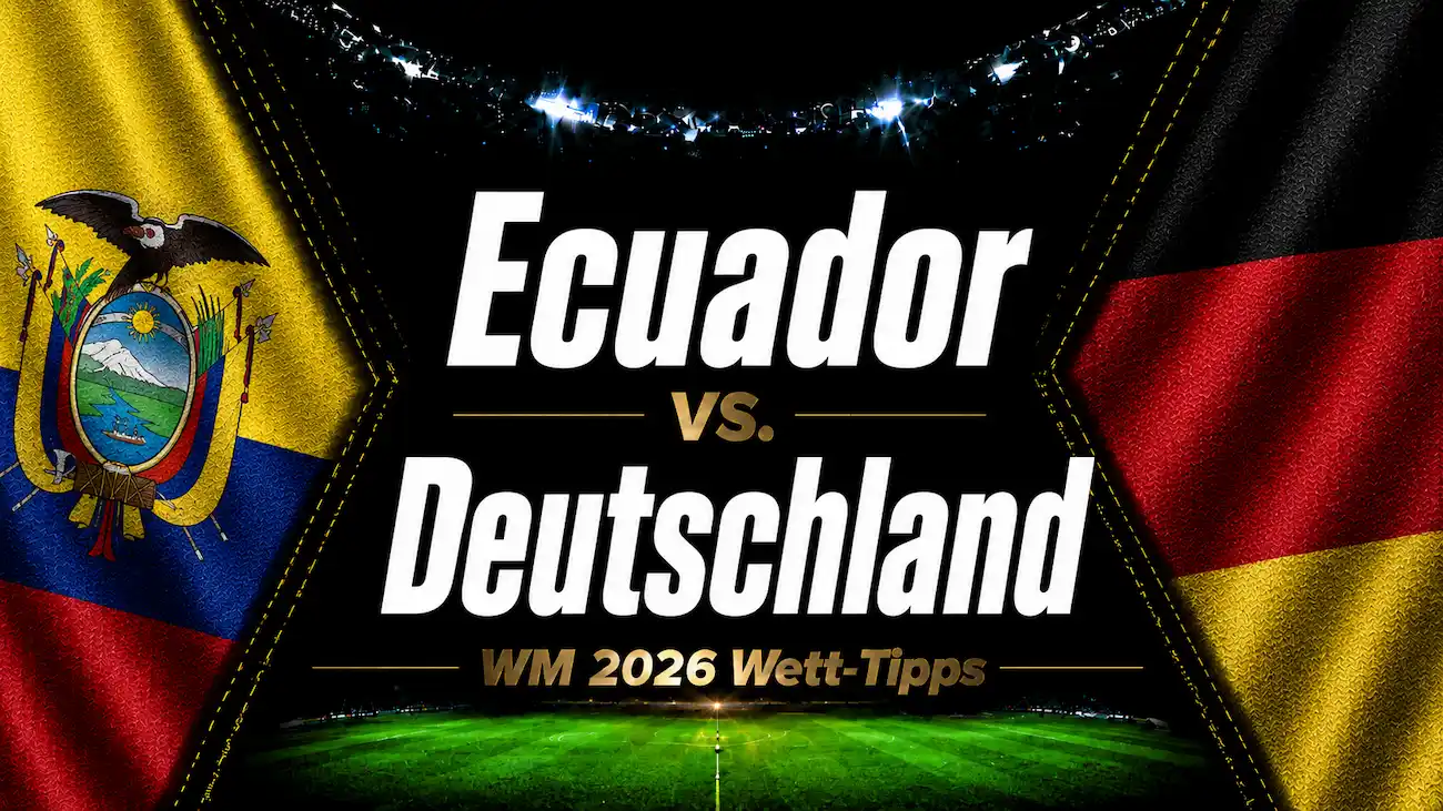 Ecudador vs. Deutschland Wett-Tipps & WM 2026 Prognose // Bild: Eigenes/KI