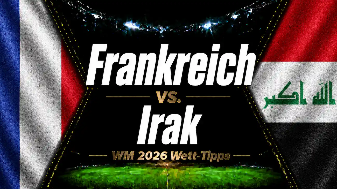 Frankreich vs. Irak Wett-Tipps & WM 2026 Vorhersage // Bild: Eigenes/KI