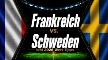 Frankreich vs. Schweden Wett-Tipps & WM 2026 Prognose // Bild: Eigenes/KI