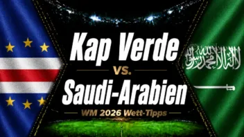 Kap Verde vs. Saudi-Arabien Wett-Tipps & WM 2026 Prognose // Bild: Eigenes/KI