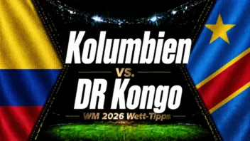 Kolumbien vs. DR Kongo Wett-Tipps & die WM 2026 Prognose // Bild: Eigenes/KI