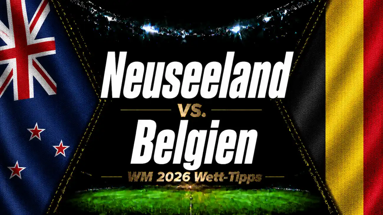 Neuseeland vs. Belgien Wett-Tipps & WM 2026 Prognose // Bild: Eigenes/KI