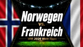 Norwegen vs. Frankreich Wett-Tipps & WM 2026 Prognose // Bild: Eigenes/KI