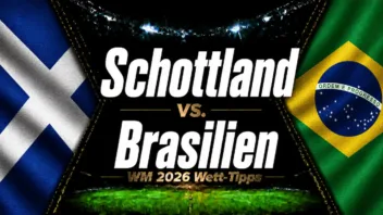 Schottland vs. Brasilien Wett-Tipps & WM 2026 Prognose // Bild: Eigenes/KI