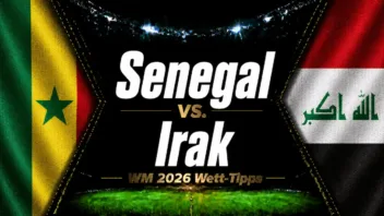 Senegal vs. Irak Wett-Tipps & WM 2026 Prognose // Bild: Eigenes/KI
