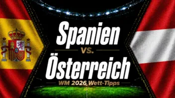 Spanien vs. Österreich Wett-Tipps & WM 2026 Prognose // Bild: Eigenes/KI