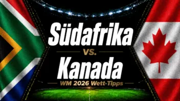 Südafrika vs. Kanada Wett-Tipps & WM 2026 Vorhersage // Bild: Eigenes/KI