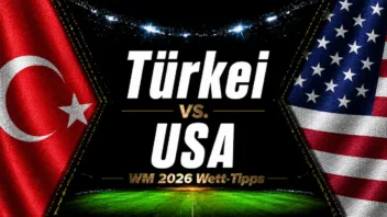 Türkei vs. USA Wett-Tipps & WM 2026 Prognose // Bild: Eigenes/KI